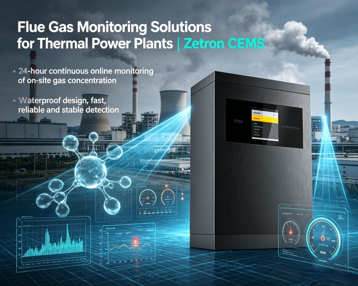 Rökgasövervakningslösningar för värmekraftverk | Zetron CEMS från processövervakning till emissionsöverensstämmelse vid slutet av röret