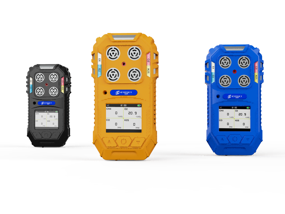 MS104K Bärbar 4-i-1 gasdetektor